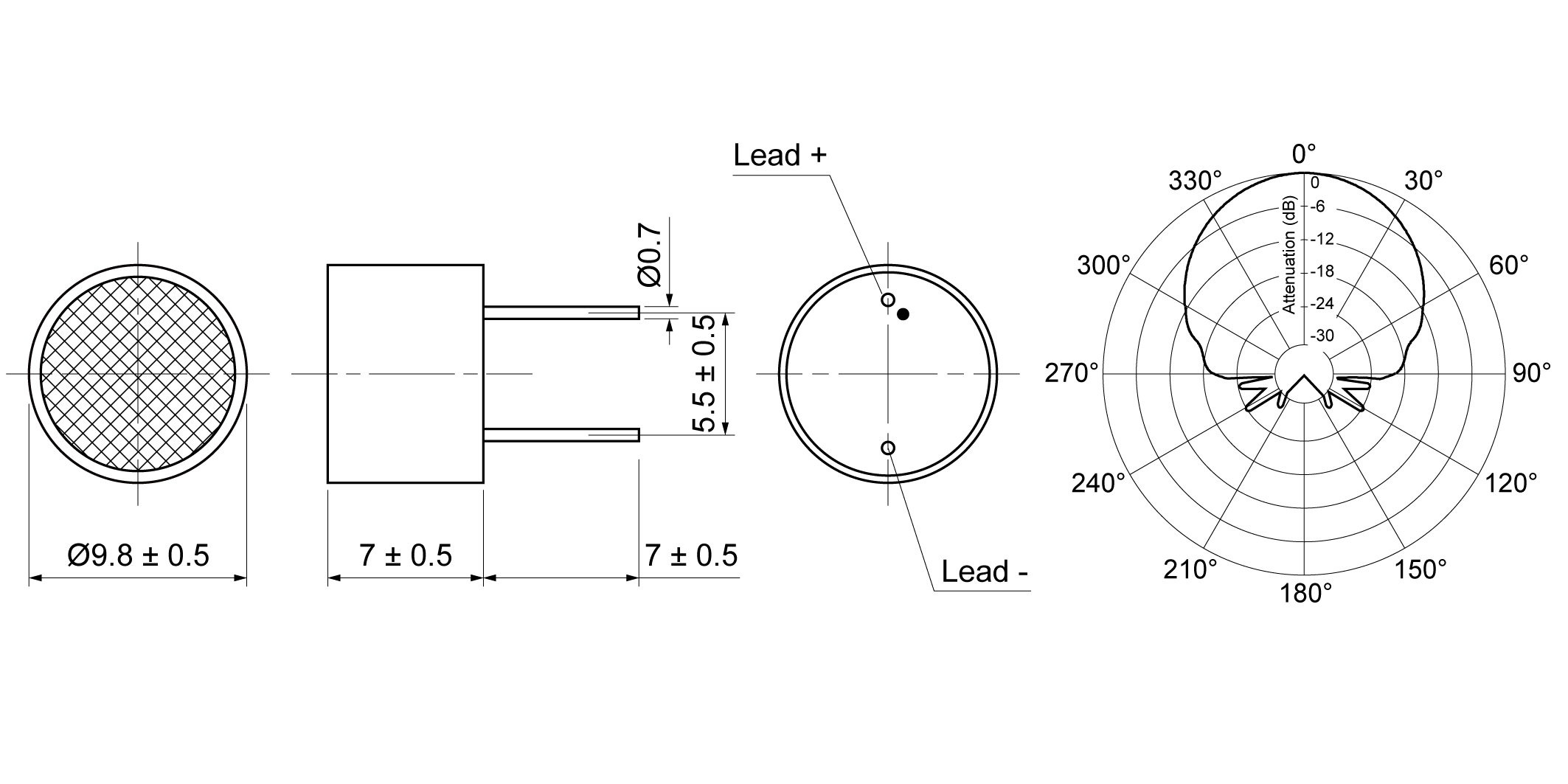 UO10-TR40ASP Mechanical Drawing